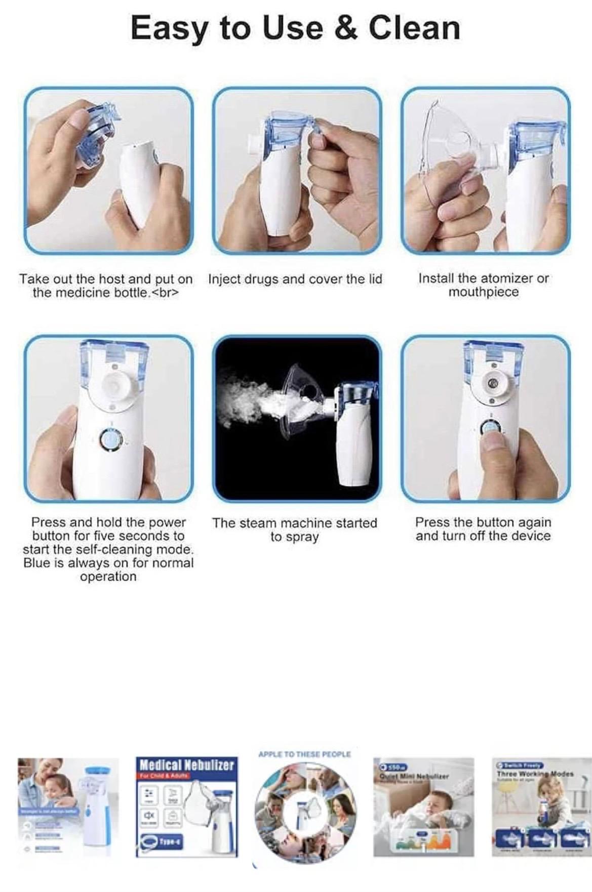 Portable Mesh Nebulizer